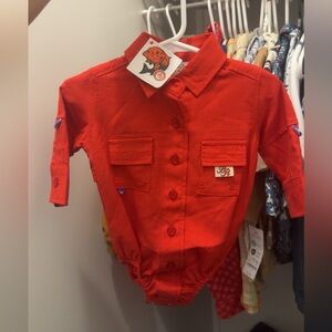 Infant fishing shirt NWT